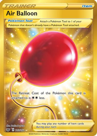 Air Balloon (Secret) 213/202 [SWSH01 Sword & Shield Base Set]  - Holofoil