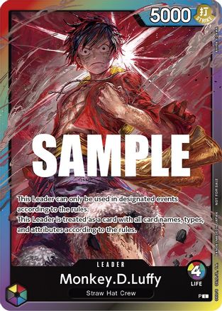 Monkey.D.Luffy (Leader Pack) (Sealed Battle 2023 Vol. 1) - One Piece Promotion Cards