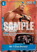 Mr.1 (Daz.Bonez) (Offline Regional 2024 Vol. 3) [Finalist] (OP02-063) - One Piece Promotion Cards Foil