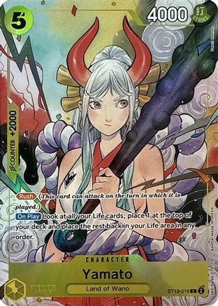 Yamato (Illustration Box Vol.2) (ST13-016) - One Piece Promotion Cards Foil