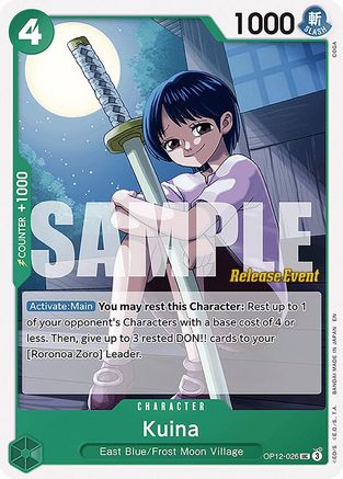 Kuina (OP12-026) - Legacy of the Master Release Event Cards