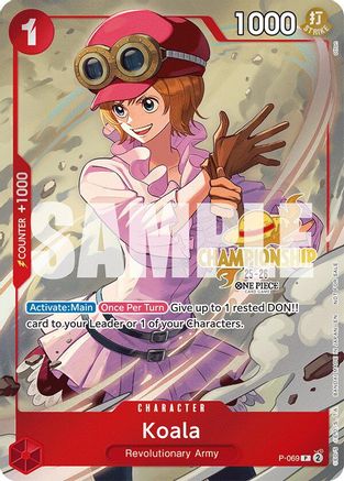 Koala (CS 25-26 Event Pack) (P-069) - One Piece Promotion Cards Foil