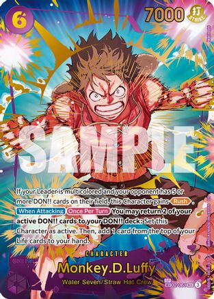 Monkey.D.Luffy - EB02-061 (SP) (EB02-061) - Premium Booster -The Best- Vol. 2 Foil