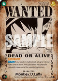 Monkey.D.Luffy (118) (Wanted Poster) (OP13-118) - Carrying On His Will Foil