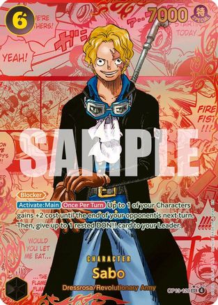 Sabo (120) (3rd Anniversary) (OP13-120) - Carrying On His Will Foil