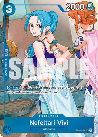 Nefeltari Vivi - EB02-026 (EB02-026) - Extra Booster: One Piece Heroines Edition Foil