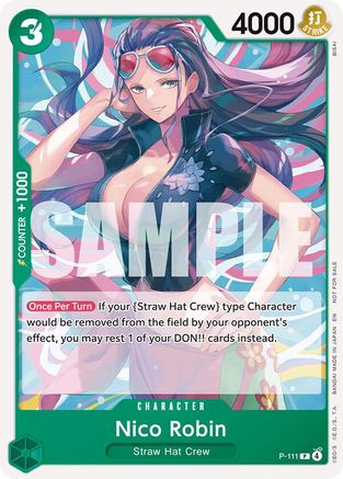 Nico Robin (Heroines Battle Pack) (P-111) - One Piece Promotion Cards