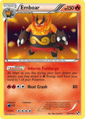 Emboar (20) 020/114 [Black and White]  - Reverse Holofoil