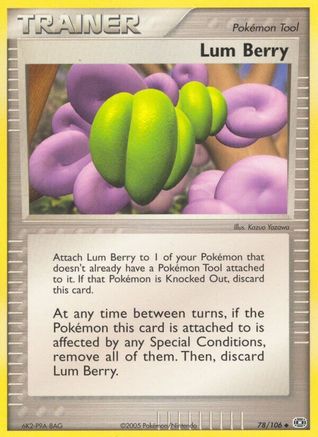Lum Berry 078 [Emerald]  - Reverse Holofoil