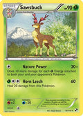 Sawsbuck 014/114 [Black and White]  - Reverse Holofoil
