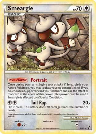 Smeargle 008/90 [Undaunted]  - Holofoil
