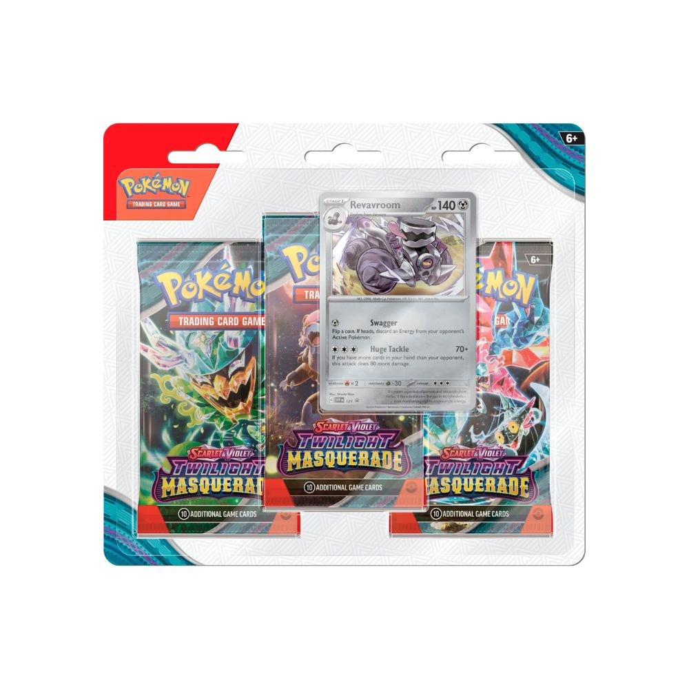 Pokemon Twilight Masquerade 3 Pack Blister