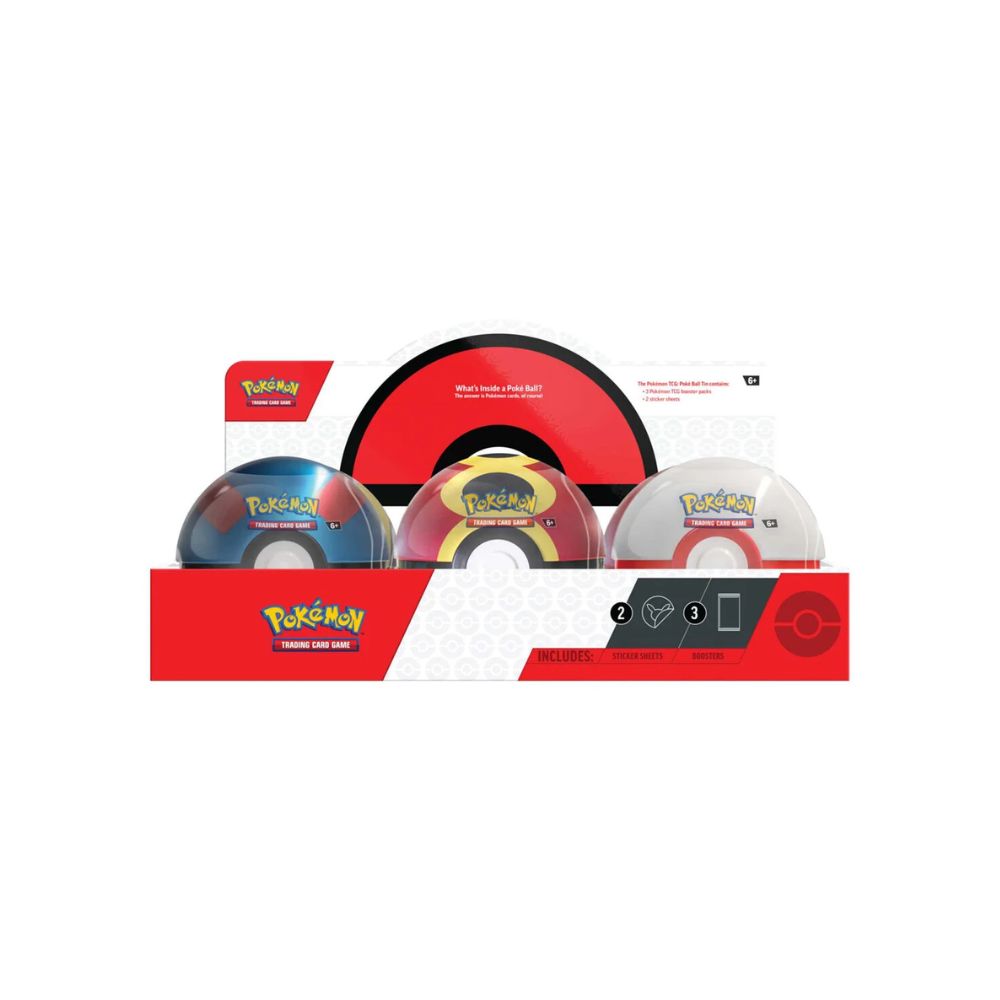 Pokemon Poke Ball Tins Display (Repeat Ball) (Q4 2025)