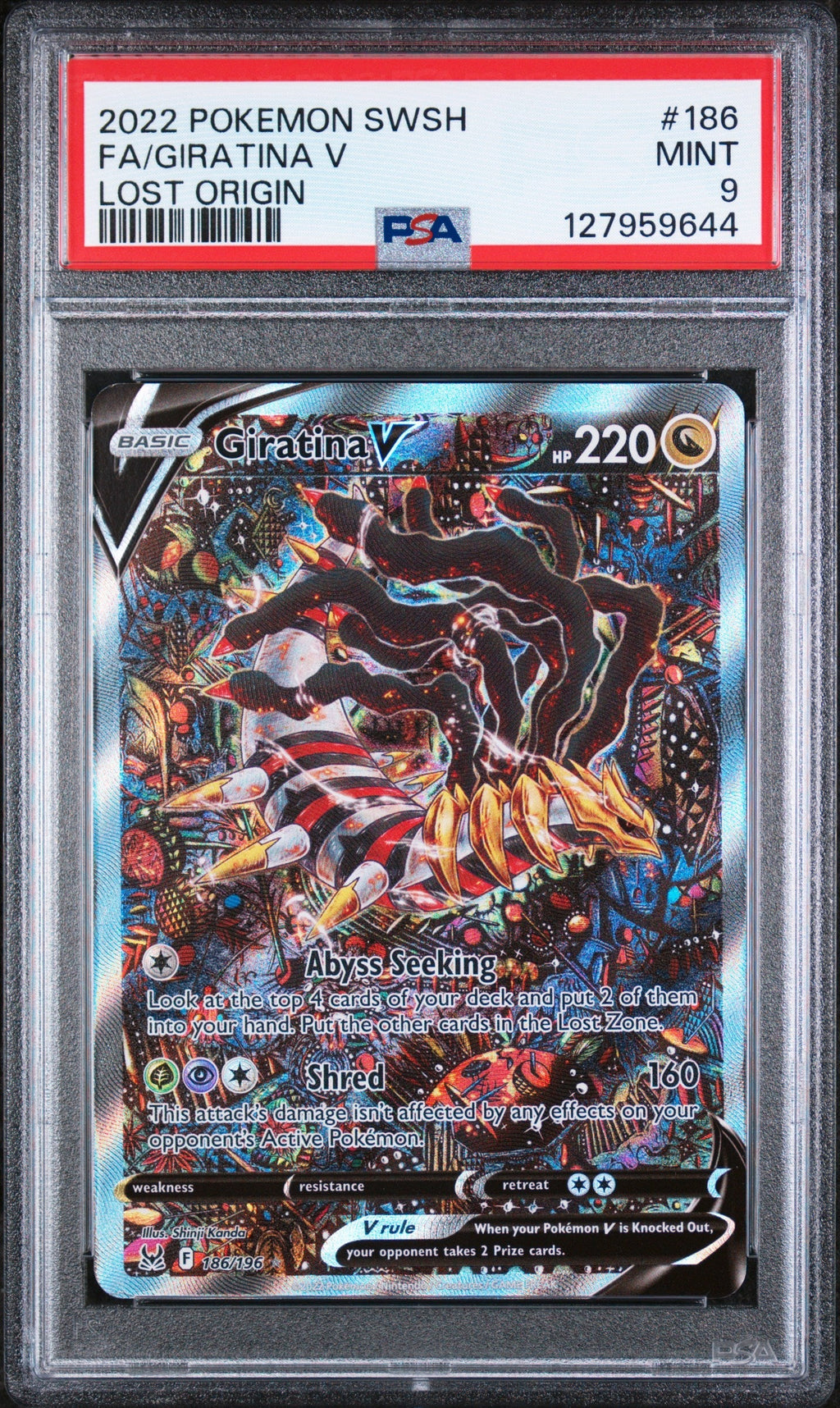 [PSA9] Giratina V 186/196