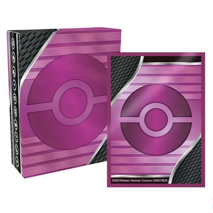 Purple Pokeball Card Sleeves (60 Count)